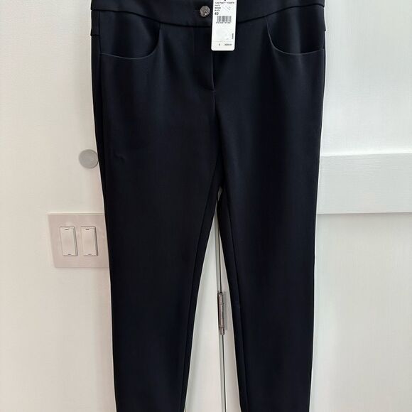 NWT CHANEL black skinny pants. Size 40 - Picture 1 of 14